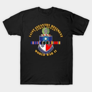 141st Infantry Regiment WWII w SVC Europe T-Shirt